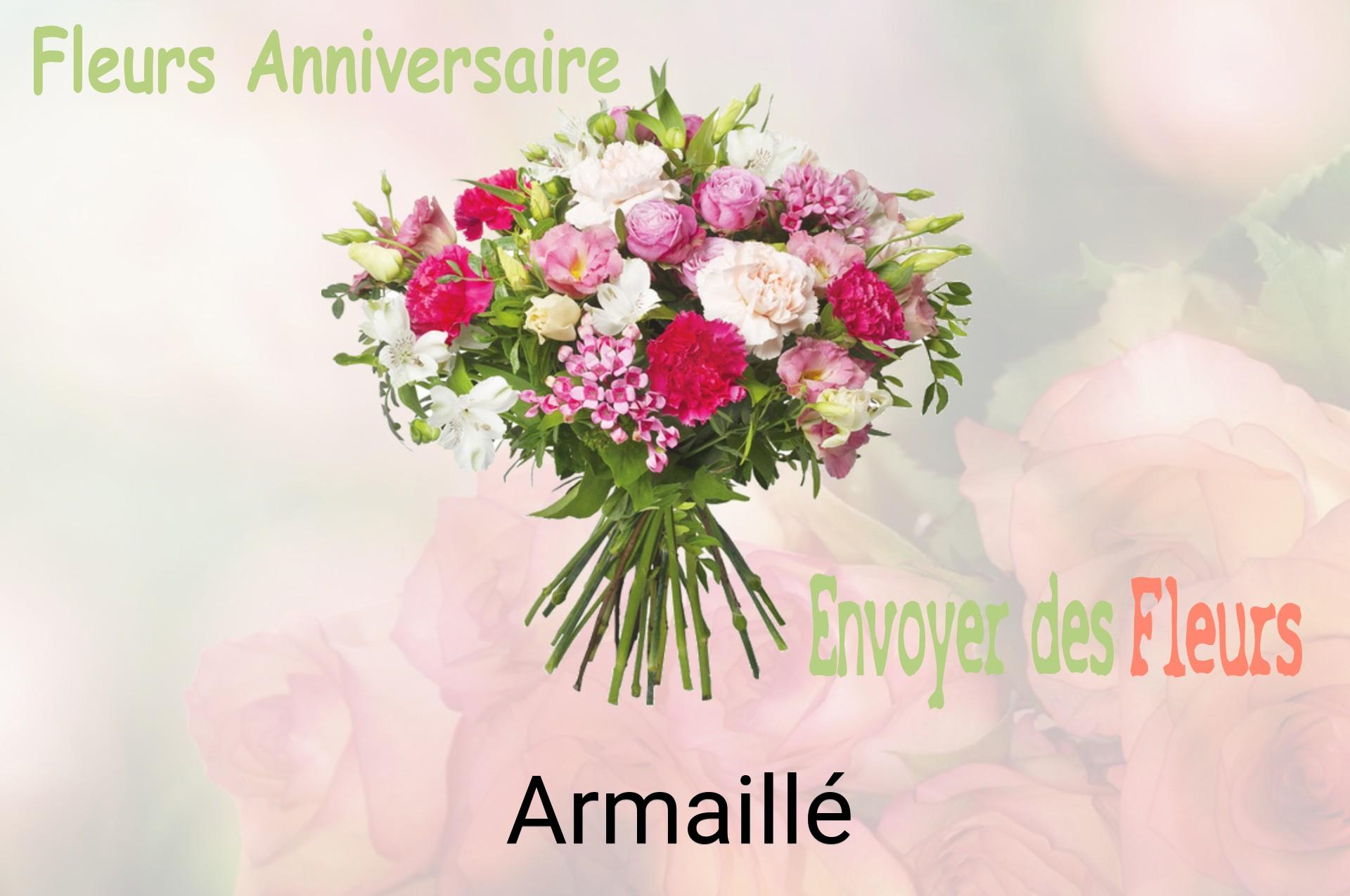 Bouquet de fleurs d’anniversaire livré à Armaillé